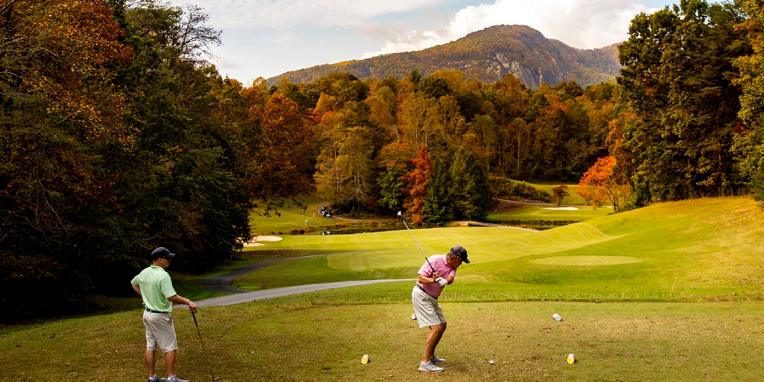 Apple Valley Golf Course at Rumbling Bald Golf in Lake Lure, North